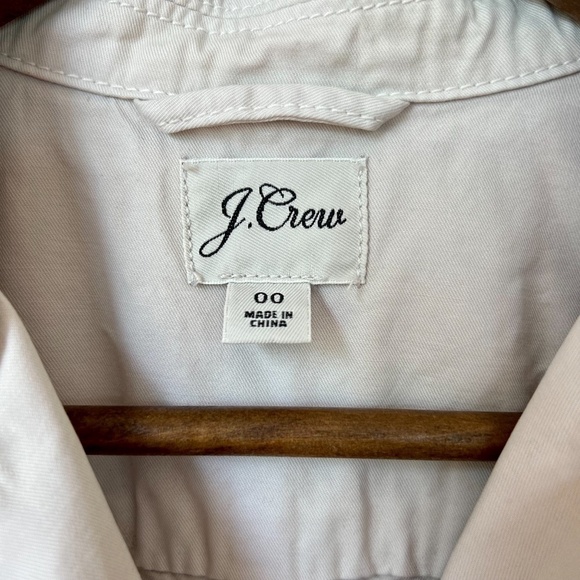 JCrew Foundry Chino Short Coveralls Romper Jumpsuit in Stone - Size 00 - Picture 5 of 8